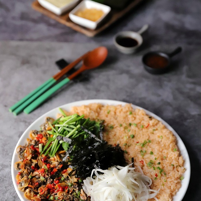 봄나물 비빔밥