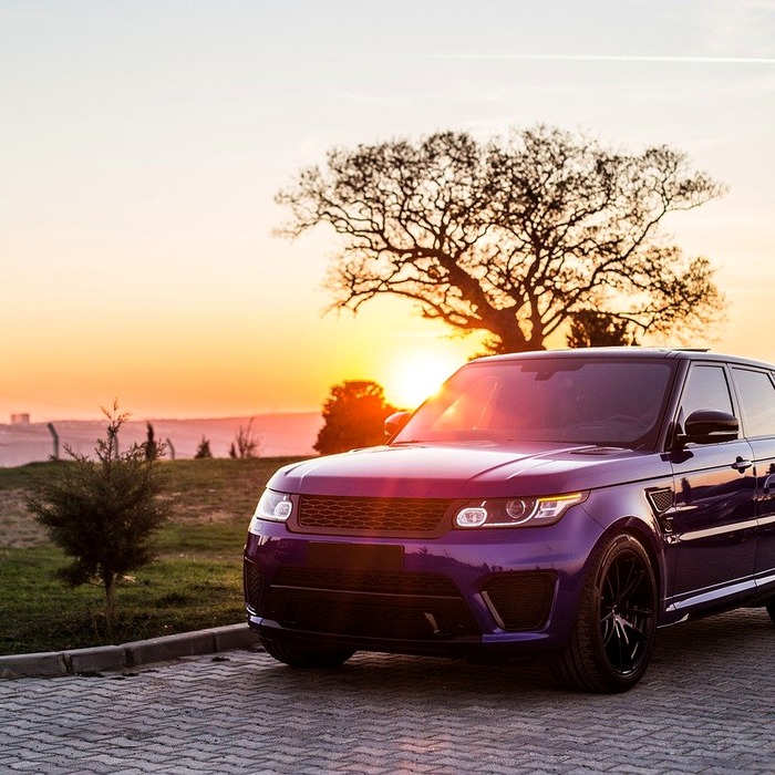 럭셔리 SUV 내부