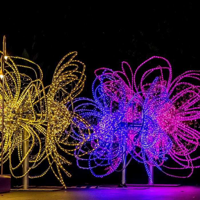 화려한 LED 조명