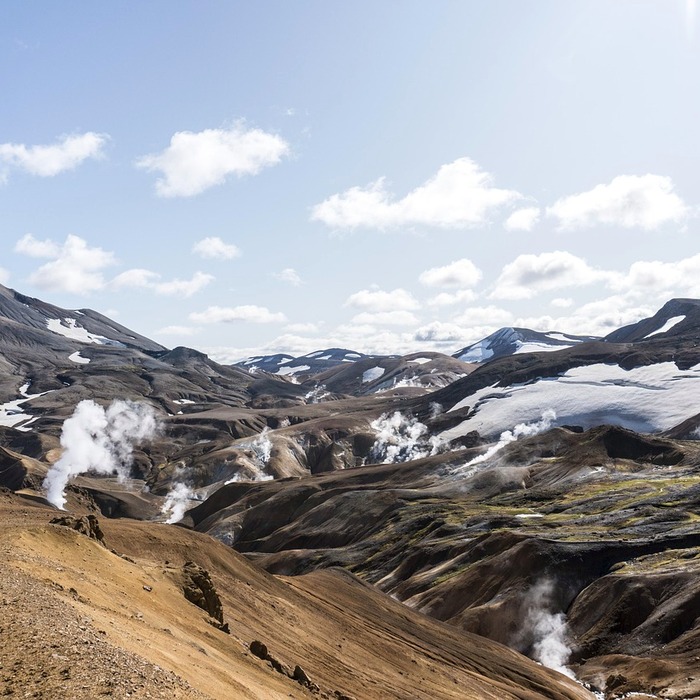 벳부 온천 풍경