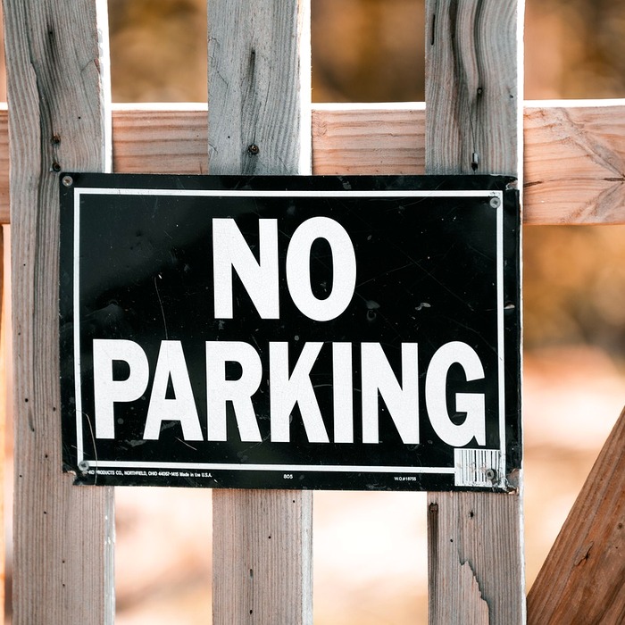 절대 주차 금지 구역